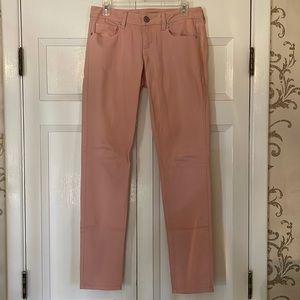 American Eagle Light Pink Stretch Skinny Jeans